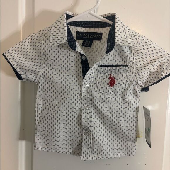 U.S. Polo Assn. Kids bundle 2 shirts 1 short size 18/24m NWT - Picture 1 of 7